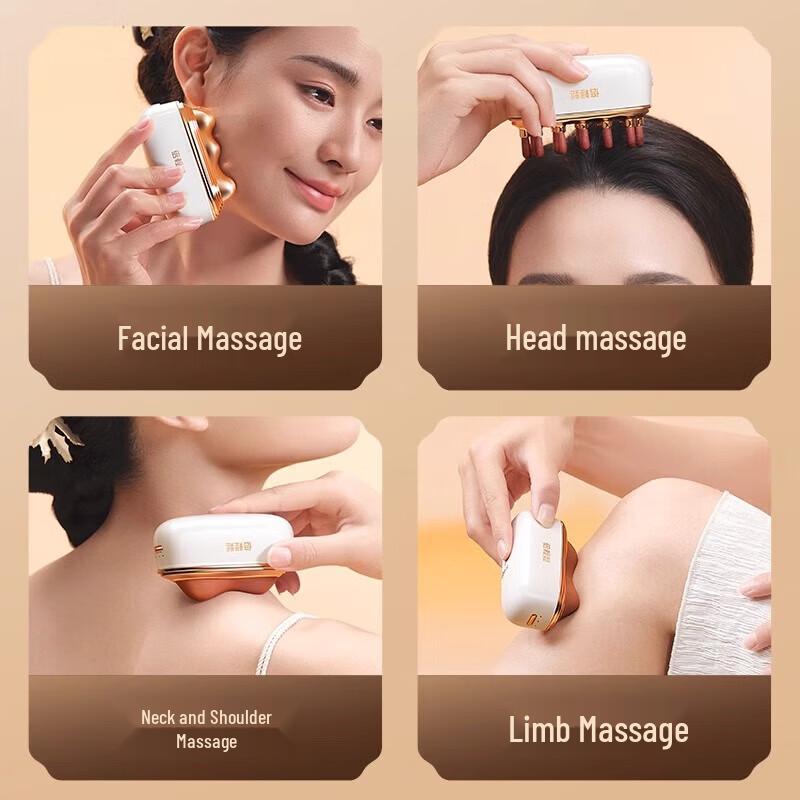 Breo Little Golden Mountain Beauty & Meridian Massage Gift Set CN plug (adapter included)