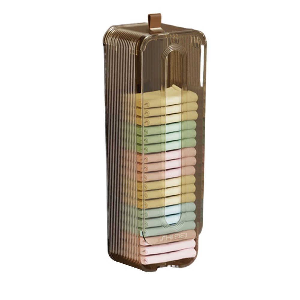 

Самоклеящийся бюстгальтер Держатель для одежды Пластиковый органайзер для носков Коробка для хранения нижнего белья для дома коричневый