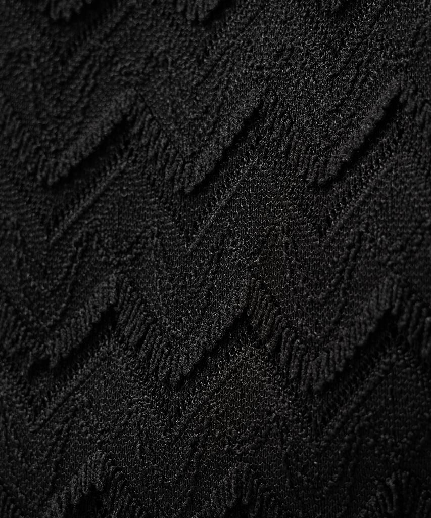 Seteo (W) Crochet Layered Skirt Black