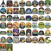 50 Cross-Border Camping Graffiti Stickers: Waterproof DIY Decals for Notebooks, Phones, Suitcases, Journals