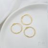 14K Gold-Filled Geometric Pendant: Square, Round, Teardrop, Heart Shapes for DIY Earrings