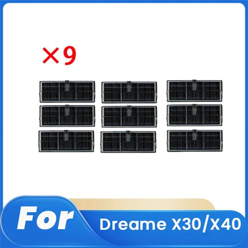 AEE4-9 Pcs Cleaner Filter For Dreame X30/X40 Sweeping Robot Accessories Cleaner Parts Replacement