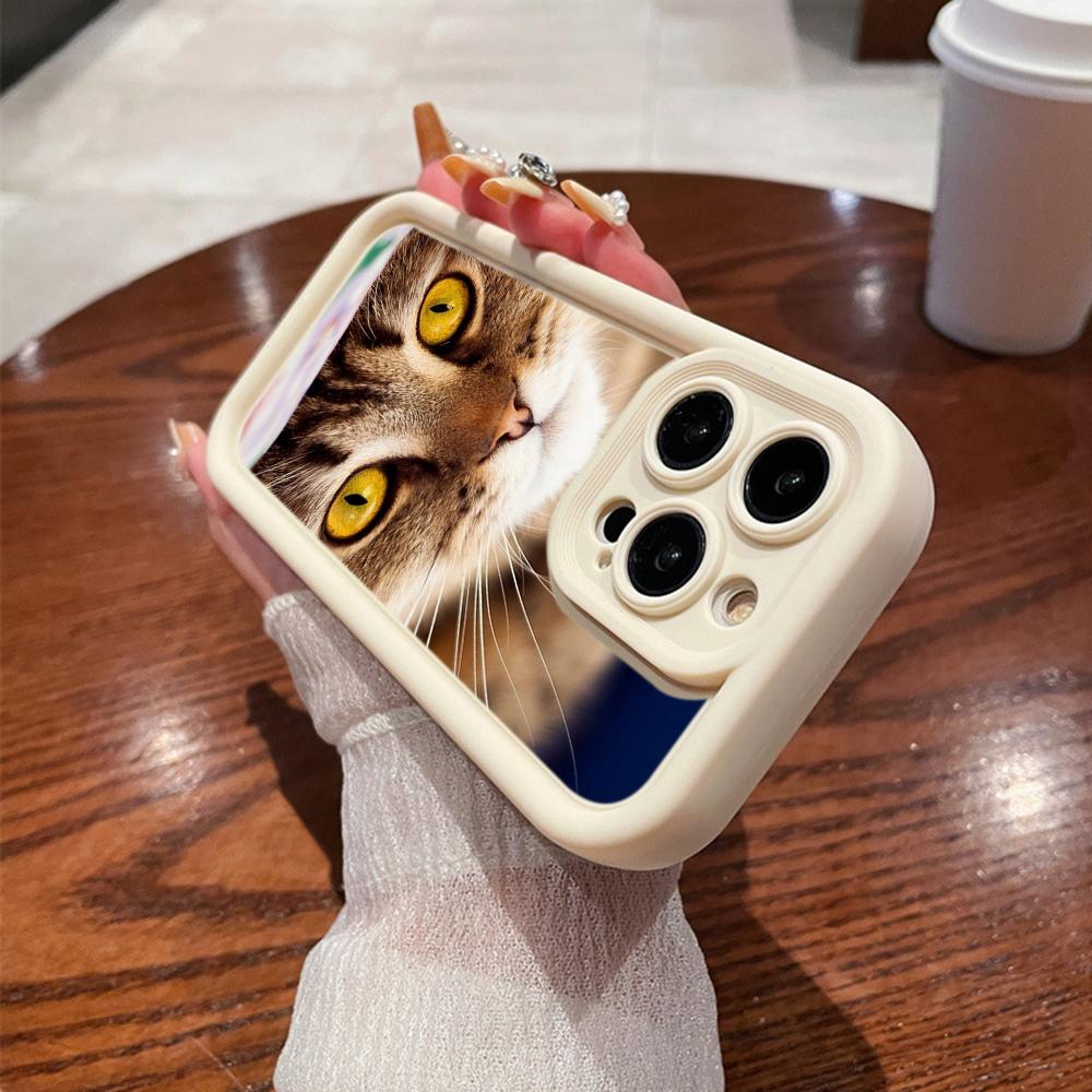 LZ10 Cat Body Language Silicone Phone Case for Samsung A15 A35 S24 S23 Ultra S22 S21 Plus S20 FE A05 A06 A54 A55 A53 A14 M15 Shockproof Back Cover