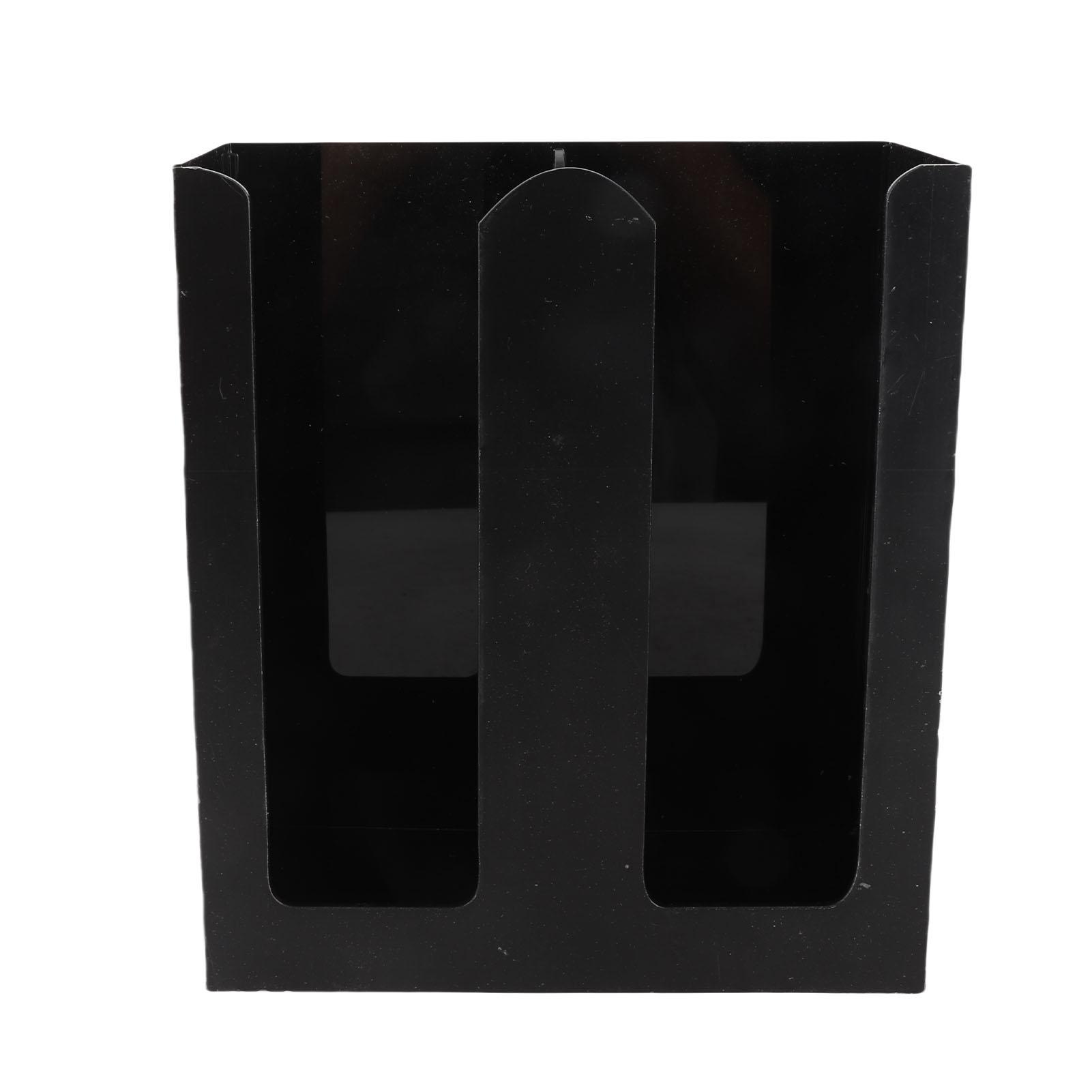 

Disposable Paper Cup Holder Coffee and Milk Tea Shop Slanted Bottles Storage Shelf(2 Grids)