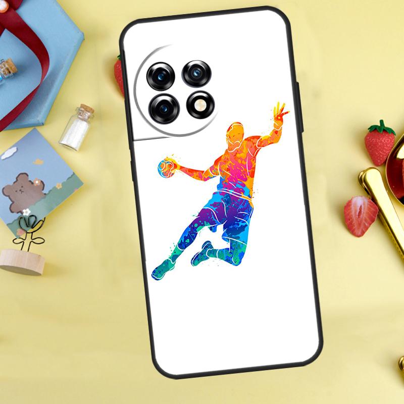 

Handball Sport Case For OnePlus Nord 5 CE 2 3 4 Lite N20 N30 OnePlus 15 12R 13R 13 12 11 10 10T 13T Cover OnePlus 10T