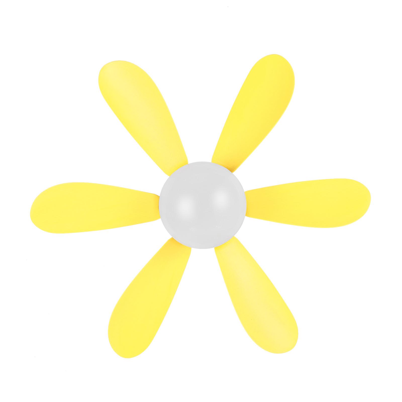 

30W Ceiling Fan with LightsSleek & Practical Ceiling Fan Light with Emergency Stop Function Simple Installation for Home A жёлтый