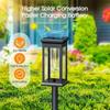 2026 New Solar Pathway Lights Outdoor Solar Powered Garden Lights for Walkway Yard Backyard Lawn Landscape Lighting Decor