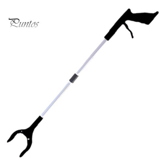 

Складной инструмент для захвата зажима для мусора со встроенными магнитами, эргономичный складной зажим для металлических предметов, инструмент для извлечения отходов чёрный