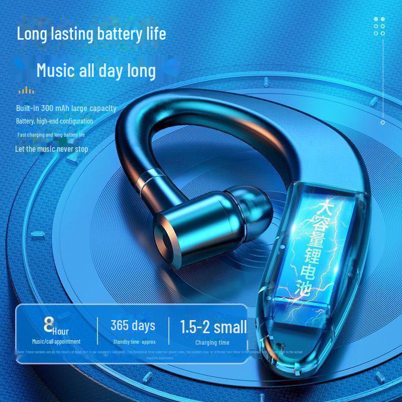 Bluetooth Single Ear Headset with Long Standby for Driving