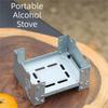 Ultralight Outdoor Tablet Pocket Stove Foldable Wax Tablets Stand Burner  Camping Stove
