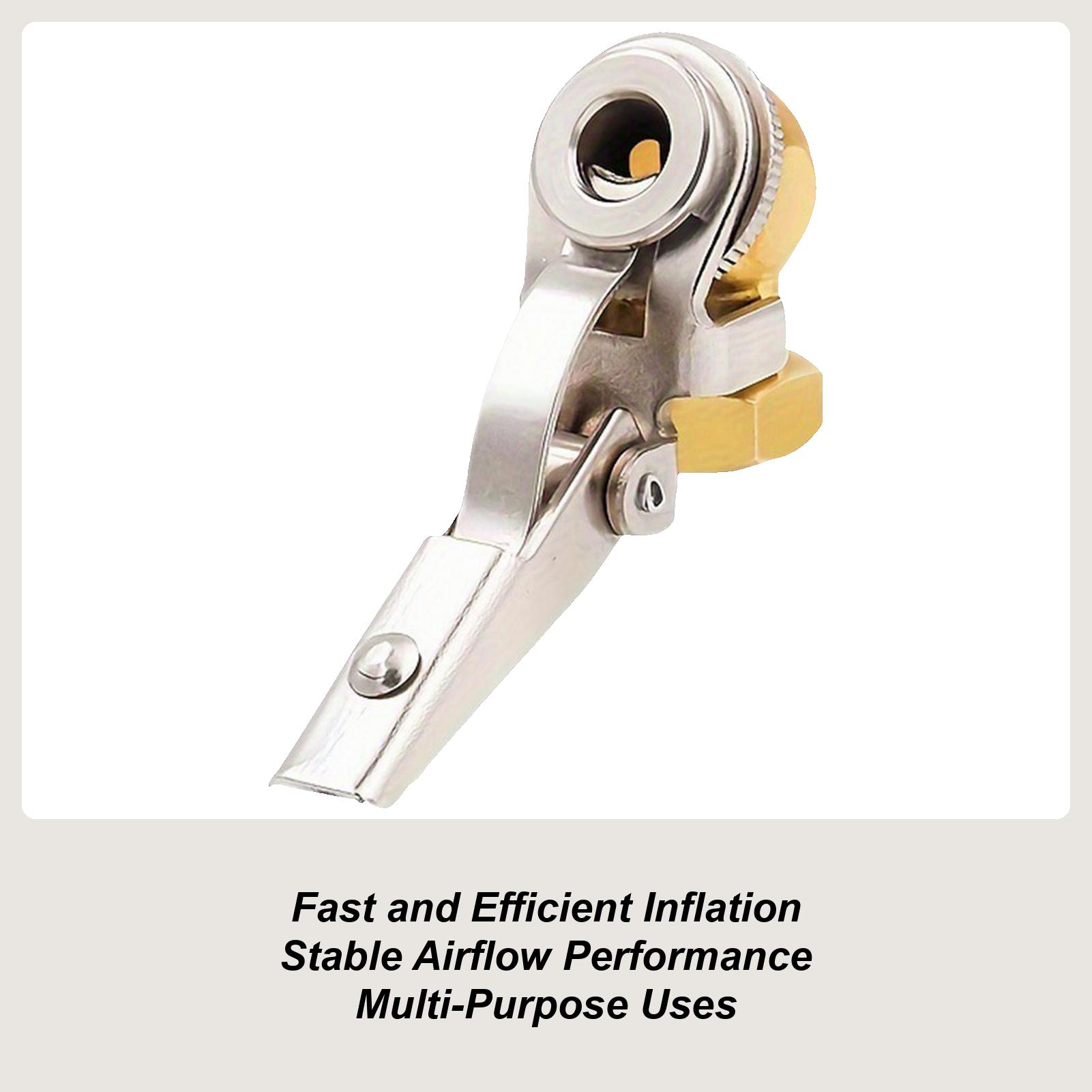 

Tire Inflator Chuck Leak-Proof Heavy Duty Attachments Closed Ball Tire Chuck With Clip For Motorcycle RV Truck Bike Scooter Auto China Mainland