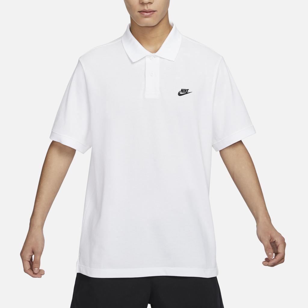 New Nike Polo Shirts Men's White FN3895-100