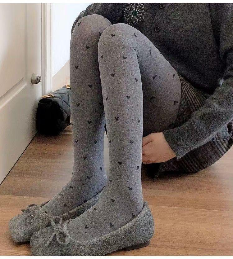 Miu Gray Diamond Hollow Base Layer High Elasticity Anti-Slip Slimming Pantyhose for Spring and Autumn Wear