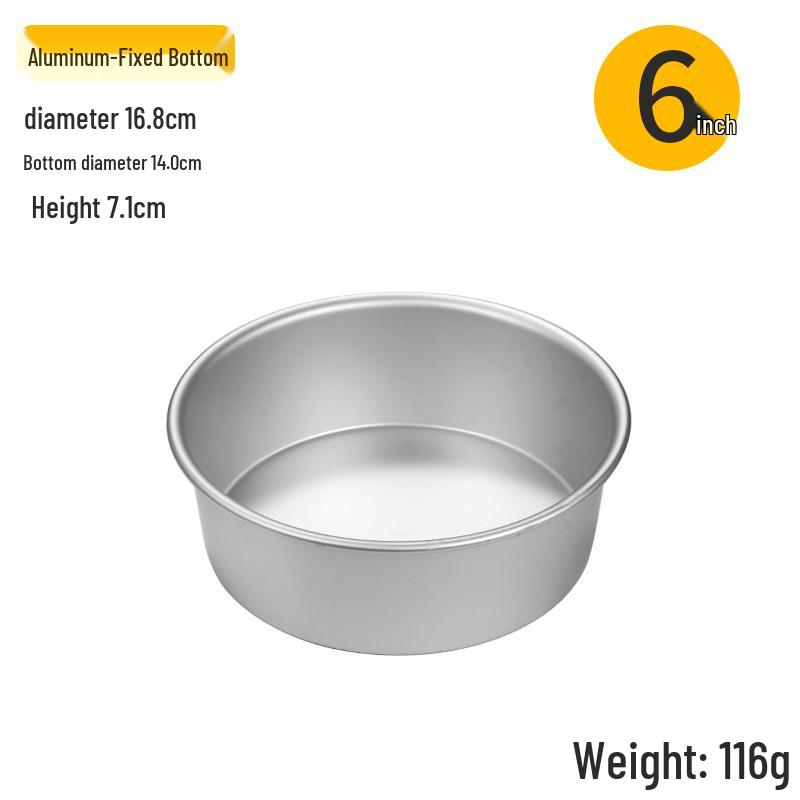 Anodized Round Chiffon Cake Mold for Home Baking