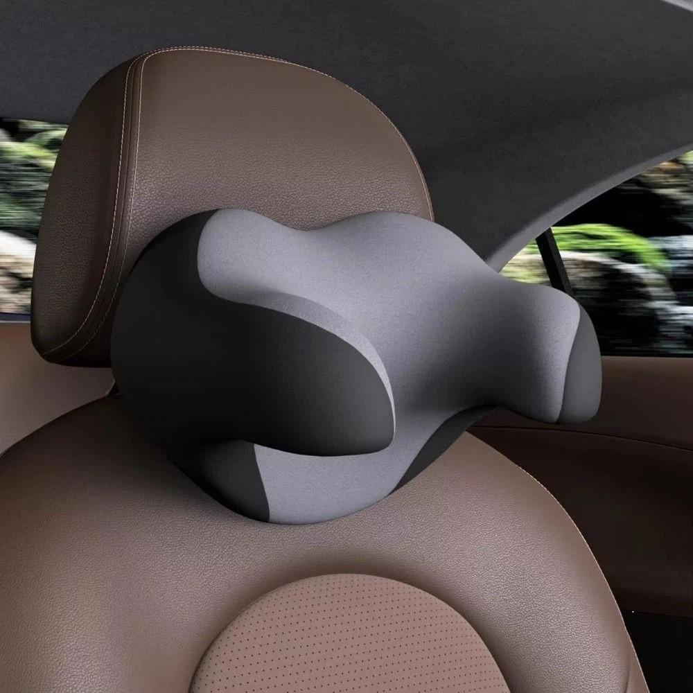 Auto Seat Headrest Protector Neck Support Pillow Ergonomic U-Shaped Pillows Airplane