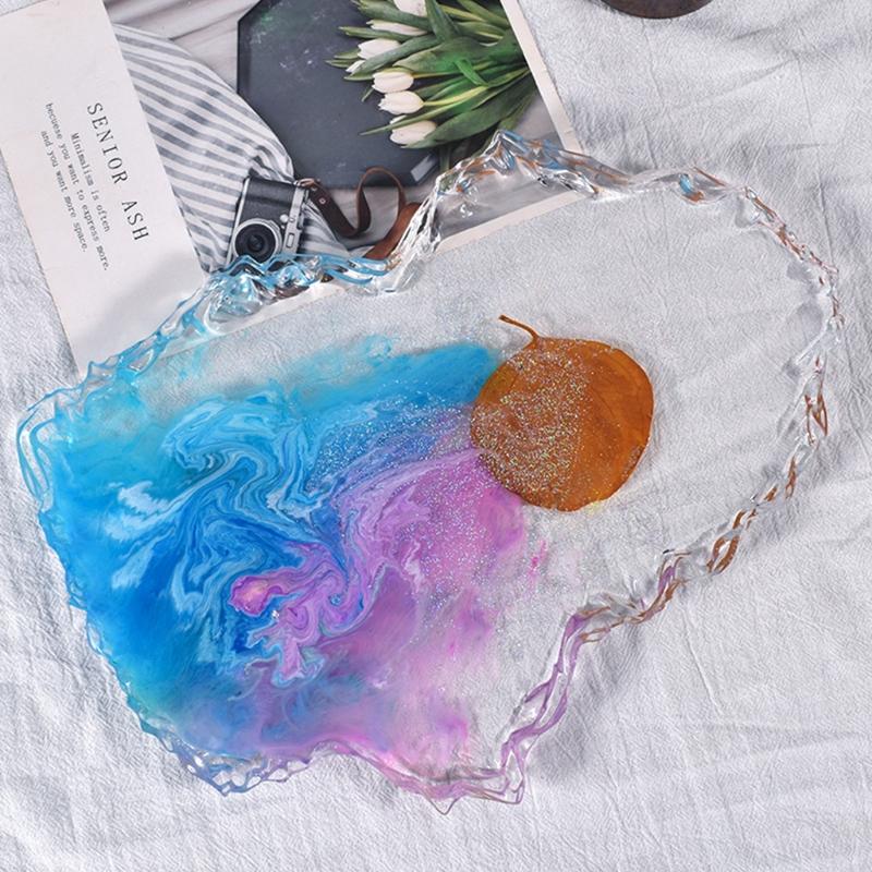 Silicone Tray Mold Silicone Muold for Resin Irregular Shaped Geode Tray Molds for Making Resin Craft  Home Decoration