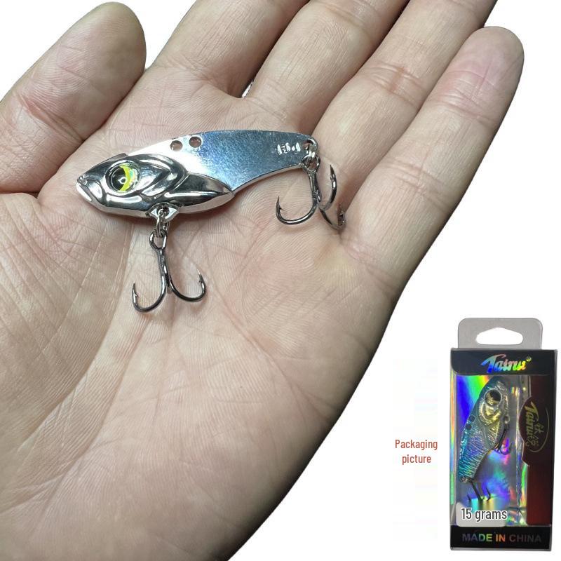 Mehrfarbige Klapperschlangen Bionische VIB Metall Spinner Köder