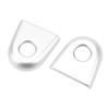 2 stuks Deurslotpin Cover Mat Elektroplate Slot Sierlijst Decoratie Voor Benz Vito W447 2014 tot 2023