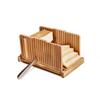 Bamboo Bread Slicer - European Style Wooden Toast and Ham Divider