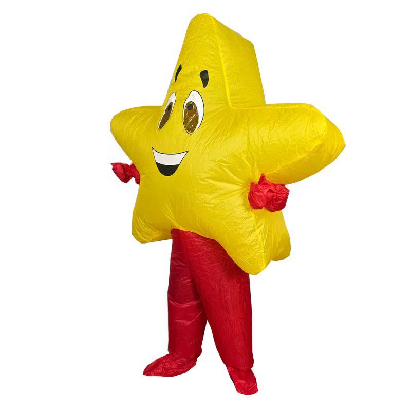 Inflatable Yellow Duck Costume - Funny Cosplay Outfit for Parties & Performances