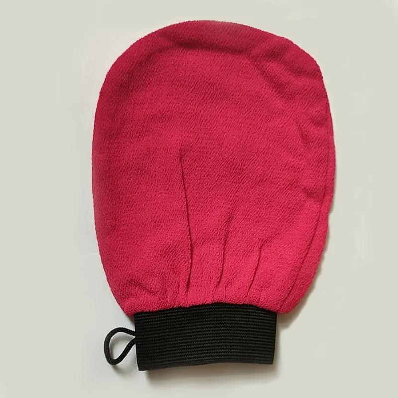 Rayon Bathing Gloves Multicolor Single Layer Rubbing Dead Skin Exfoliating Bathing Gloves Bathing Applicator Towel