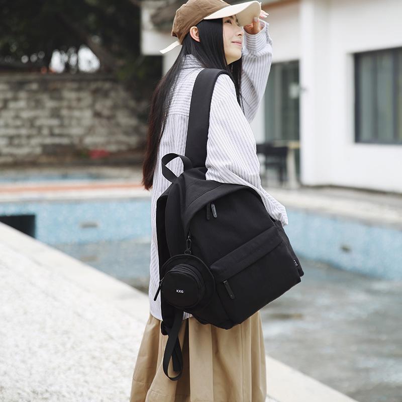 Backpack Women s Fashi Lightweight Travel Bag Leisure Commuter Bag Versatile High Beauty Korean Editi Lightweight Computer B