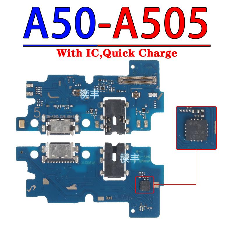 Usb Dock Charger Port for Samsung Galaxy 70 A10S A20S A30S A10E A20E A30 A40 A50 A60 A40S A50S A70S Charging Board Module