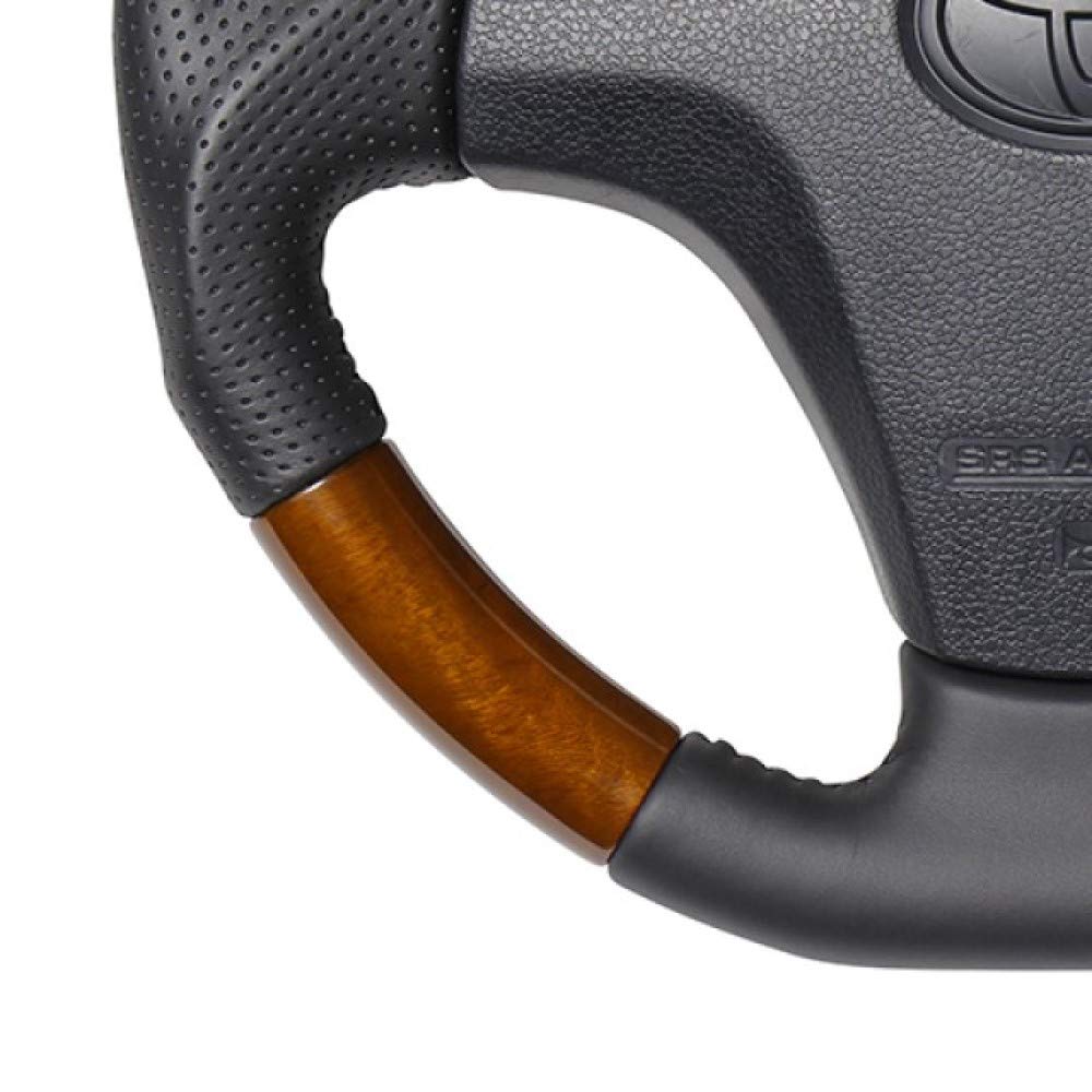 REAL Steering Wheel [for Succeed (late 160 series) / Probox (late 160 series)] 42 Brown Wood TYB-42BRW-BK