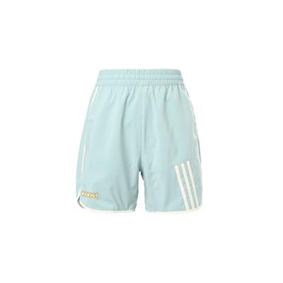Neo Gestreifte Elastische Atmungsaktive Freizeitshorts Damenshorts Hellgrün IS2779