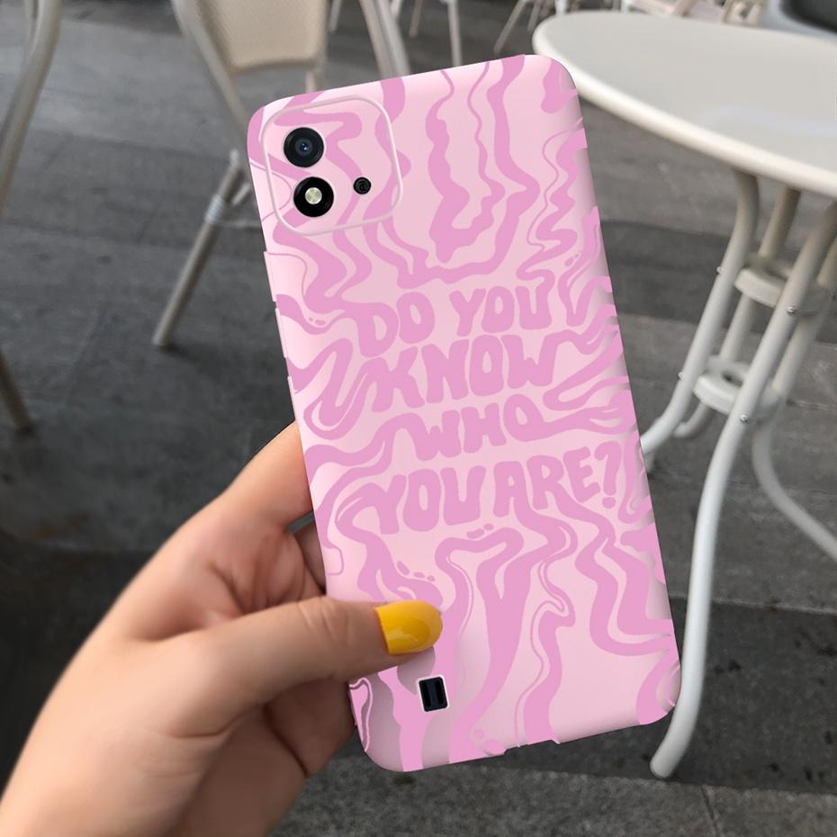 Lovely Pattern Phone Case For Realme C11 2021 C 11 2020 RMX2185 Macaroon Silicone Soft Cases Cover For Realme C11 (2021) RMX3231