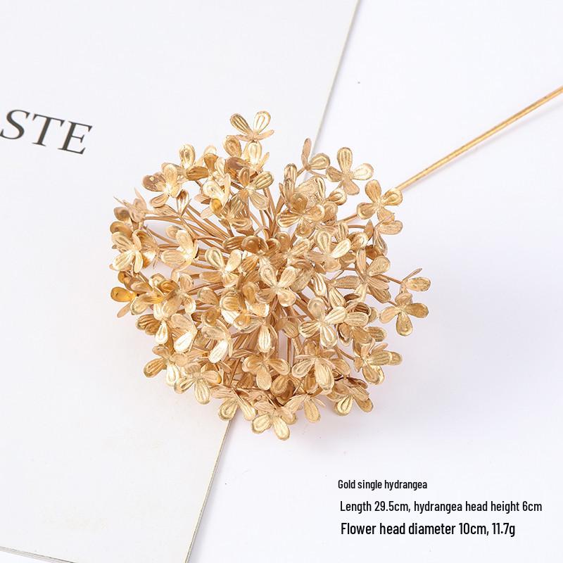 Gold Eucalyptus & Ginkgo Leaves for Wedding, Christmas & New Year Decor