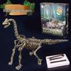 Deluxe Dinosaur Archaeology Excavation Toy Set - DIY Hands-on Children's Digging Kit with Plastic Tools