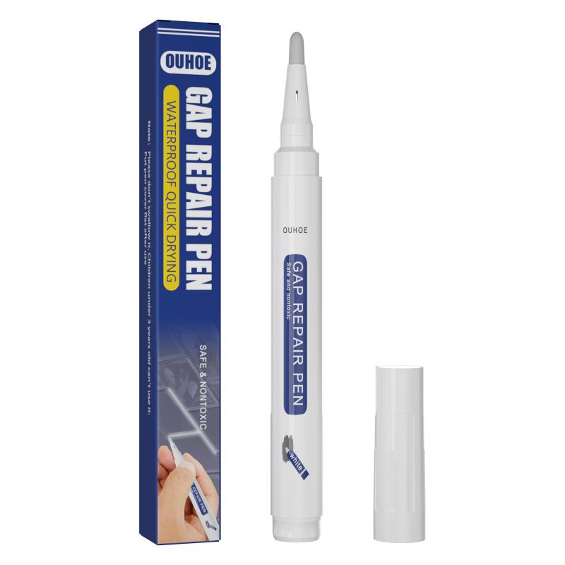 Waterproof Tile Filler Pen Grout Repair Seam Paint Pen for Bathroom Kitchen Cleaning Agent