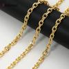 18K Gold Plated Brass Thick Heavy Oval Chains For Necklace Bracelet Accessories,6.6*9mm Chain for DIY Jewelry Making Findings