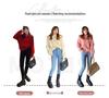 Women's Designer Loose V-Neck Pink Knitted Sweater for Autumn/Winter 2024