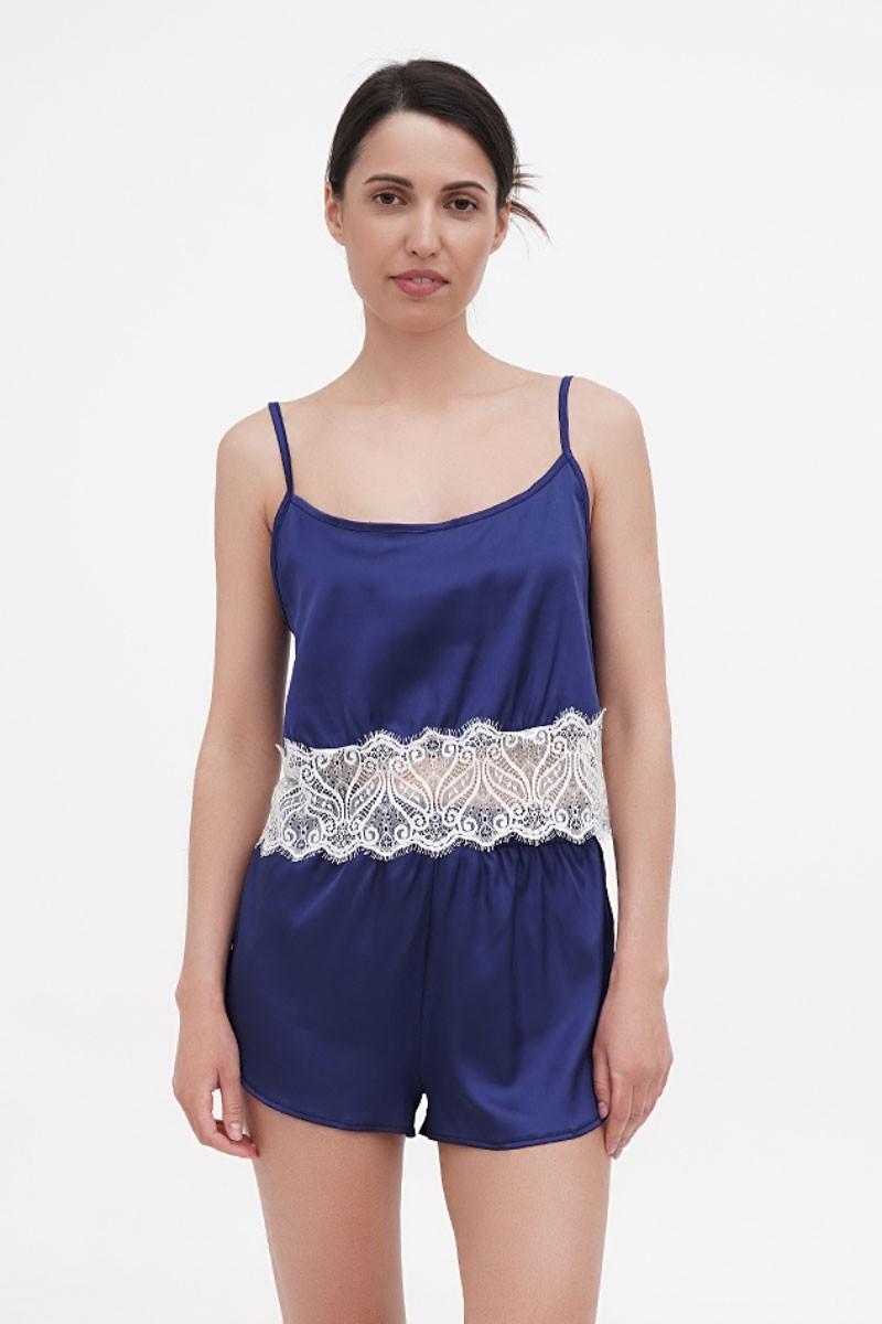 

комплект: топ і шортики Fleri (86773) 48(XL) імперська синього кольору