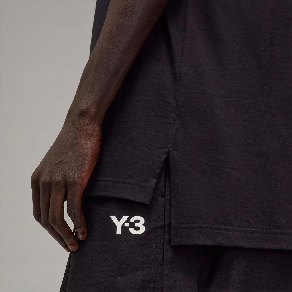Y-3 3 Stripes Short-Sleeve Tee Black Men Tops JN4986