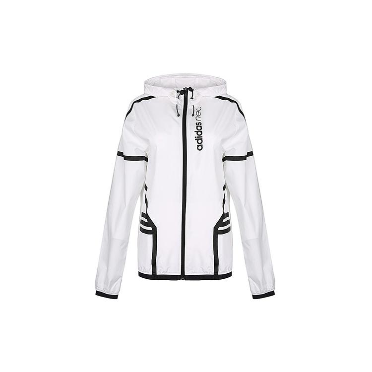 Adidas Neo Одежда с защитой от солнца Мужская Белая С капюшоном Умеренная DU8156 L