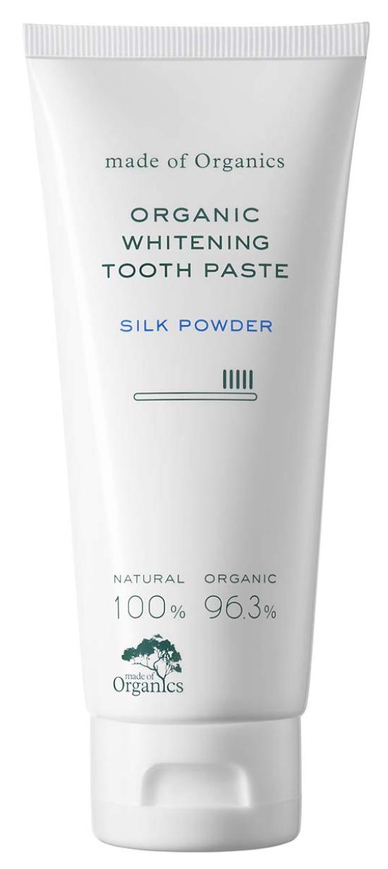 

Made of Organics Whitening Toothpaste Silk Powder 100g