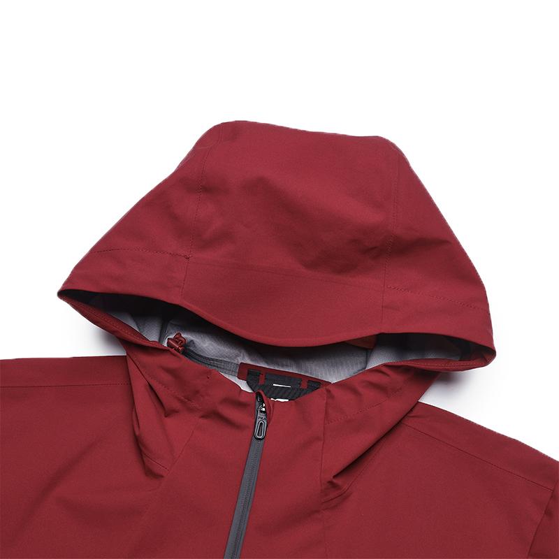 FILA Fashion Woven Hooded Jacket Two-Piece Set Men tops Rust-Red A11M511716FRD