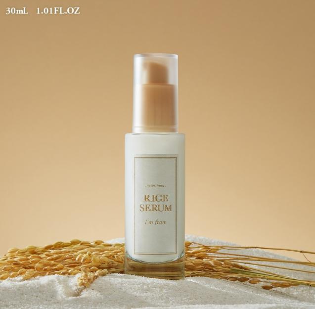 I'M FROM Rice Serum 30ml – Brightening & Hydrating Facial Serum with Rice Bran Water
