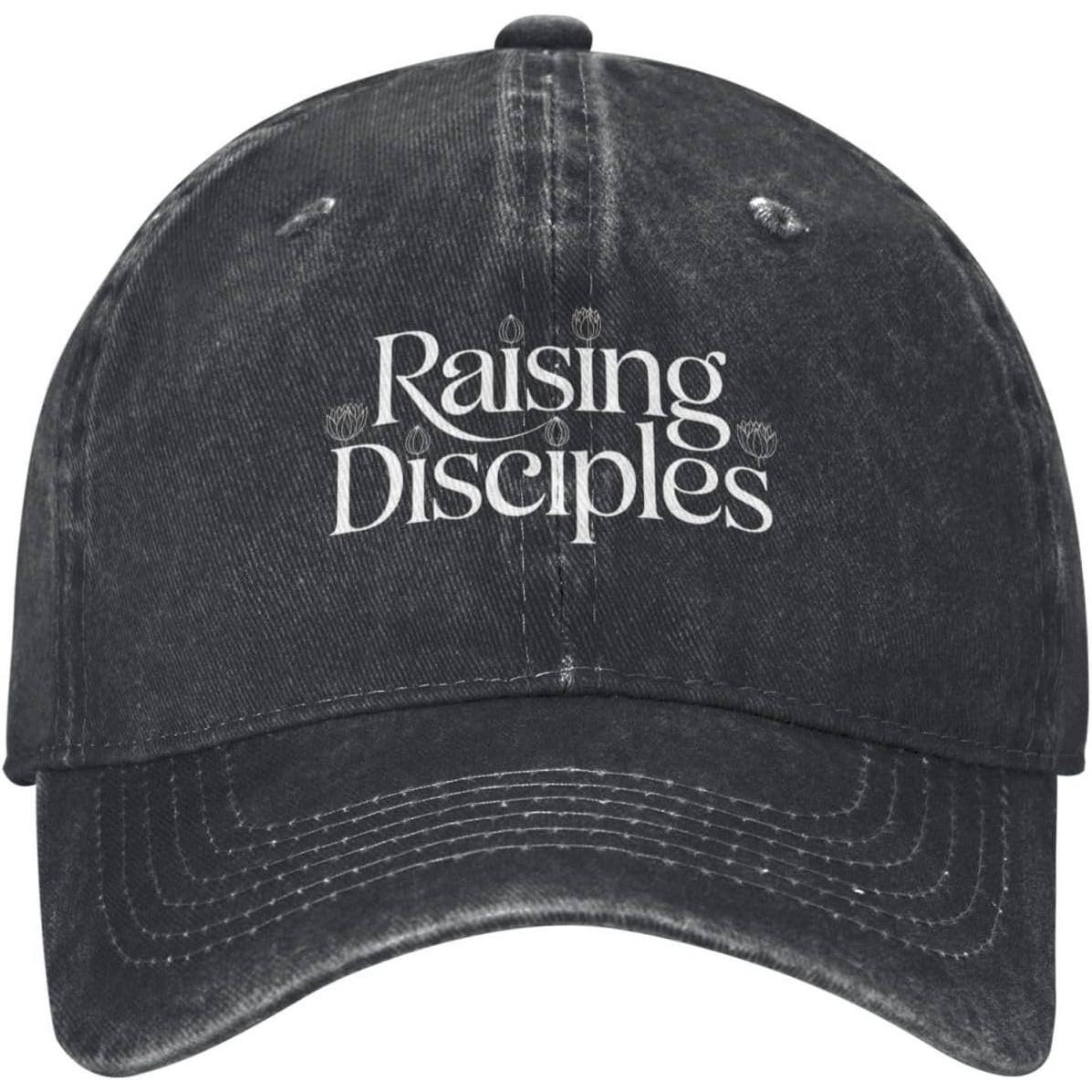 

Raising Disciples Baseball Cap Cotton Distressed Washed Casual Hat Unisex Adult Can Be Adjusted чёрный