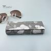 Daily Eyeglass Storage Organizer Magnetic Glasses Case, with Closure, Embroidered Hard Shell Portable Reading Box for Sunglasses And Myopia Spectacle