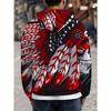 Autumn Winter Plus Size Hoodie 3D Digital Print Tree Tiger Skeleton Fish Print Plus Size Loose Casual Pullover Hoodies & Sweatshirts Men’