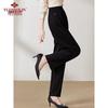 Yuzhaolin Women's Middle-Aged & Elderly Casual Straight-Leg Pants