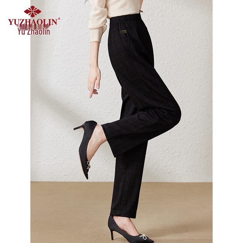 Yuzhaolin Women's Middle-Aged & Elderly Casual Straight-Leg Pants
