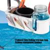 Small Lightweight Fishing Organizer Bag Featuring Breathable Back Pad & Dedicated Compartments Suitable For Rod & Line