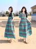 Bohemian Chiffon Midi Dress - Women's Plus Size, Slimming, Loose Fit, Summer Vacation Style (2026)