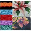 Full Embroidery Beads Printed 11CT Flower Cross Stitch Kit Home Art Decor