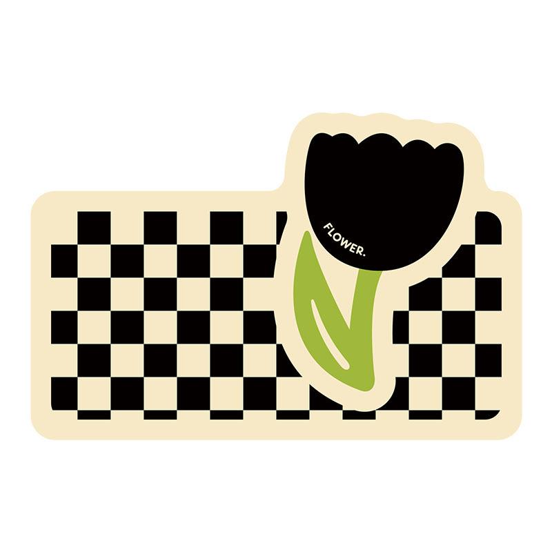 

Ветрозащитный клетчатый коврик для ванной, водопоглощающий и противоскользящий коврик для ног, ванная комната, туалет, дверь туалета, грязеотталкивающий, быстросохнущий, диатомовый коврик для пола 50 * 80cm